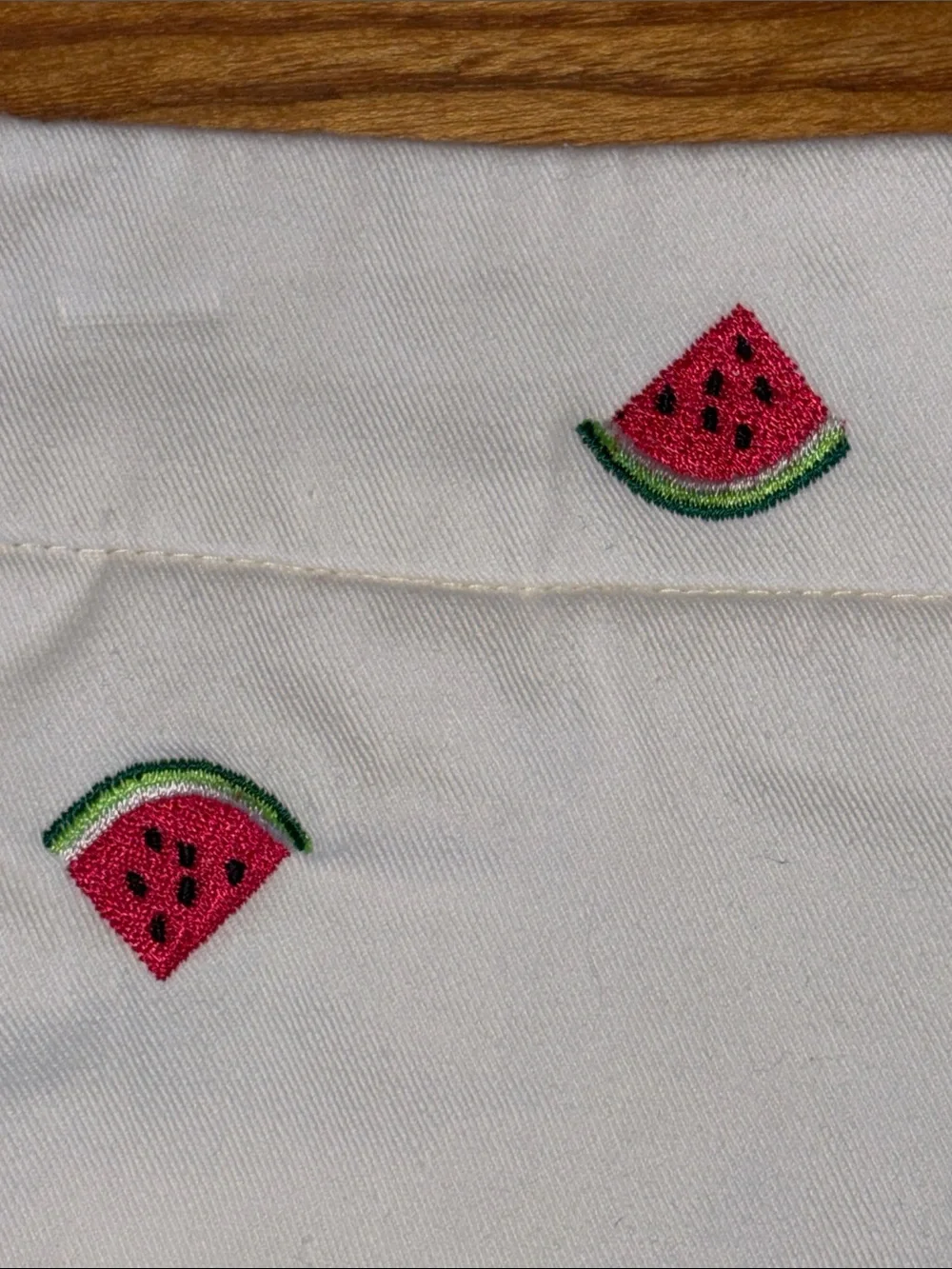 J.Crew Watermelon Embroidered Shorts Women’s 8 White Preppy Summer
